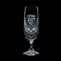 8 Oz. Medallion Crystal Flute Glass